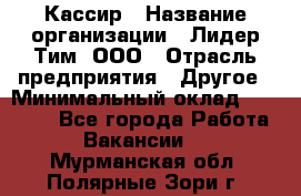 Кассир › Название организации ­ Лидер Тим, ООО › Отрасль предприятия ­ Другое › Минимальный оклад ­ 17 000 - Все города Работа » Вакансии   . Мурманская обл.,Полярные Зори г.